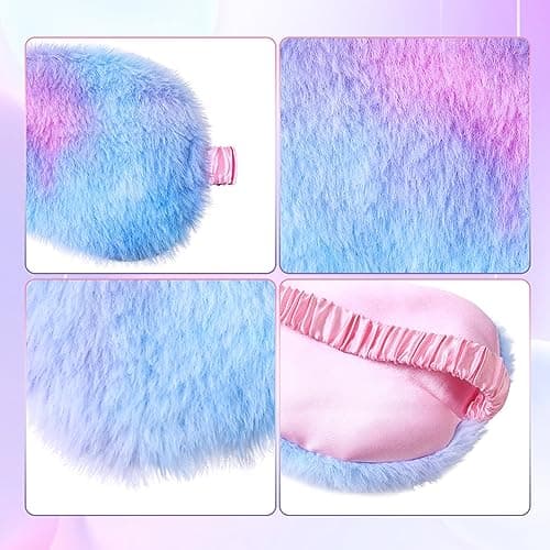 Heyu-Lotus 6 PCS Kids Eye Masks for Sleeping Plush Kids Sleep Mask — view 4