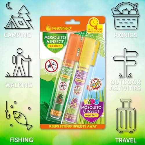 PestShield Mosquito & Insect Repellent Spray Pens (2 x 10ml) — view 5