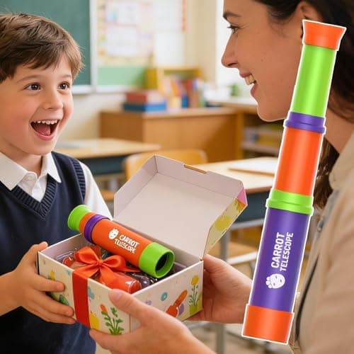 Childrens Adjustable Telescope – Portable Lightweight Exploration Toy, Retractable Viewing Scope, Safe Outdoor Instrument | Hiking, Camping, Nature Study, Backyard and Travel Activities — view 3