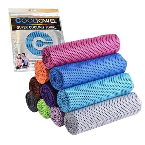 SGYKJ 10 Pcs Cooling Towels for Neck, Cool Towels for Neck, Sports Towel