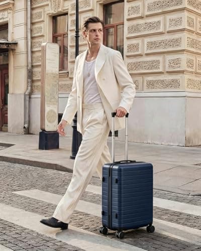 Shavont 24 Inch Medium Suitcase, ABS+PC Hard Shell Check-in Luggage — view 2