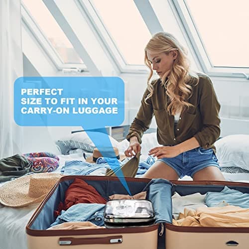 OSDUE Clear Toiletry Bags, 3 Pcs TSA Approved Airport Security Liquids Bags,Waterproof Cosmetic Clear Makeup Bags PVC Wash Bags for Women and Men, Travel Essential — view 6