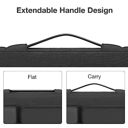 MOSISO 360 Protective Laptop Case 13.3 inch Side Open Bag, Black — view 5