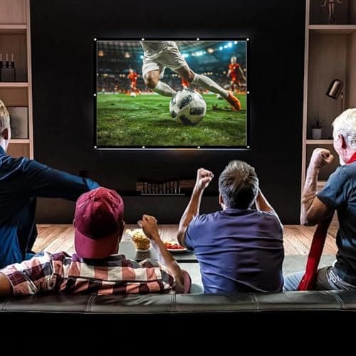 Polyester Outdoor Projector Screen High Resolution Tight Flat Edge — view 2