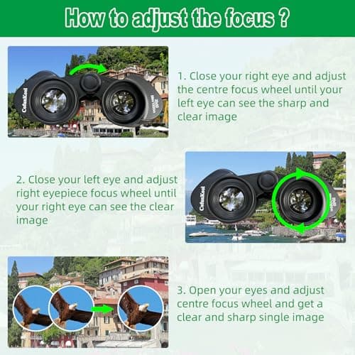 20x50 Binoculars for Adults High Power, HD Waterproof Large Eyepiece, with BAK4 Prism and FMC Lens, Portable Telescope for Bird Watching Hunting Football Concerts — view 4