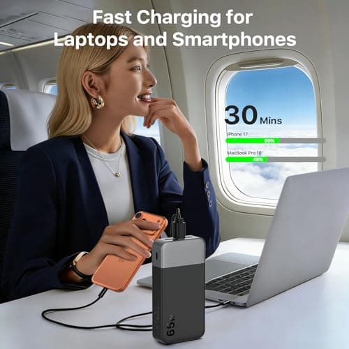 NOBIS Portable Charger 20000mAh 65W Power Bank Fast Charging — view 2