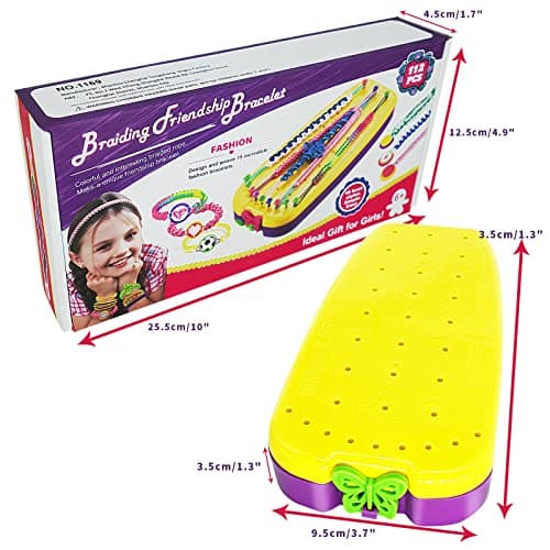 Friendship Bracelet Making Kit, Arts and Crafts Toys Kids DIY Creative String Bracelet, Craft Kits for Girl Boy Age 6 7 8 9 10 11 12 Year Old, Christmas Birthday Party Gifts Travel Activity Set — view 2