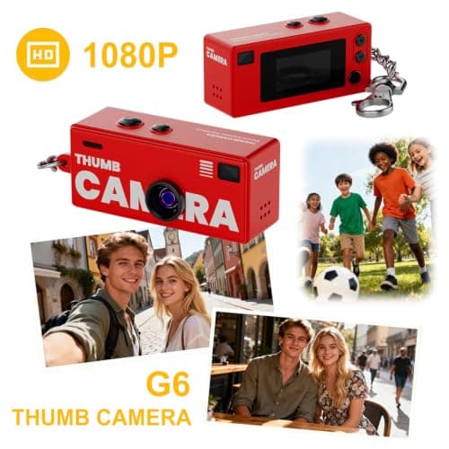 Mini Keychain Camera G6 1080P HD Thumb Camera 0.96" LCD 130° Wide Angle — view 4