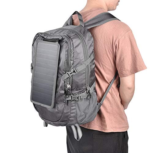 ETANULPEX Hiking Backpack Packable Backpack Solar Powered Lightweight Backpack Outdoor Backpack Camping Backpack Men Women Daypack for Outdoor Travel/5193 — view 4