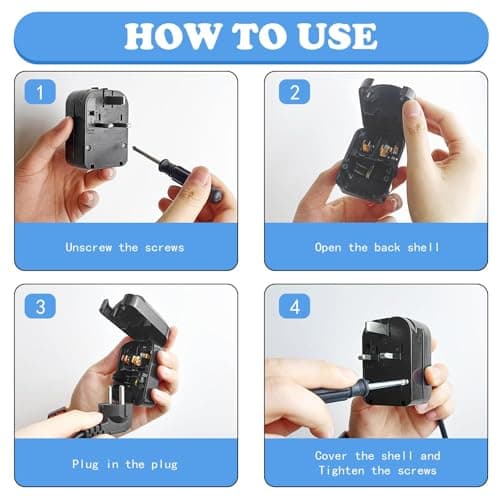 Euro Earthed to UK Converter Plug,Converter Plug,2 PCS EU to UK Plug — view 5