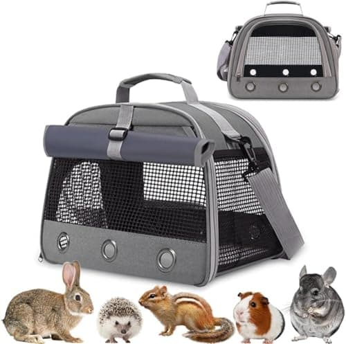 Guinea Pig Travel Carrier Bag,Portable Small Animal Pet Carrier Pouch