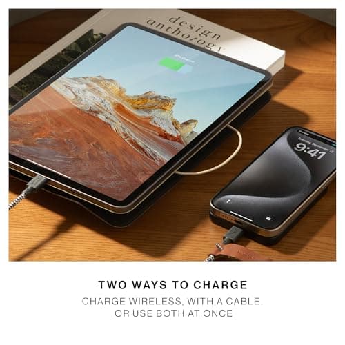 Native Union Active Power Bank | Magnetic - MagSafe Compatible 5000mAh 15W Portable Charger - USB-C Cable Included - for iPhone Air, 17, 17 Pro, 17 Pro Max, 17e, AirPods Pro 3 & More (Apricot) — view 6