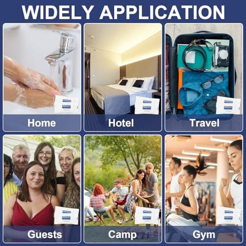 200 Pack Hotel Soap Bars, 14 g Individually Wrapped Mini Soaps — view 6