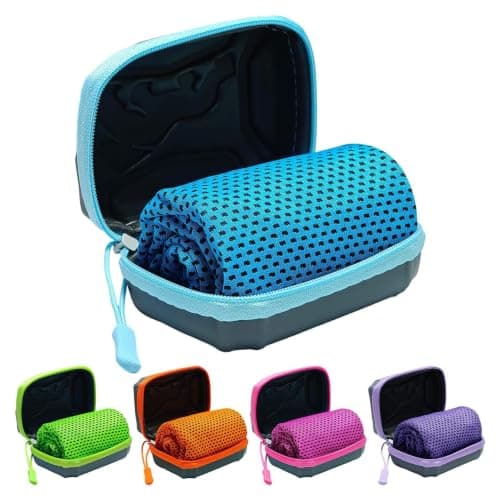 YIttings 5 Pack Cooling Towels,30x80 Cm Breathable Instant Quick Drying Ice Cool Microfibre Towel, Cool Towels For Extreme Heat For Men Women Kids Gym Workout Running Yoga Golf Camping