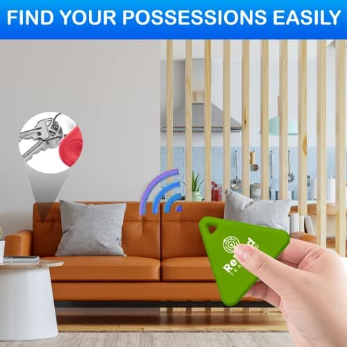 ReFind R3 Smart Tracker for Android and iPhone. Mini GPS Tag Bluetooth 5.0 Key Finder. Samsung AirTag Alternative for Keys, Pets, Wallets and Luggage (Green) — view 3