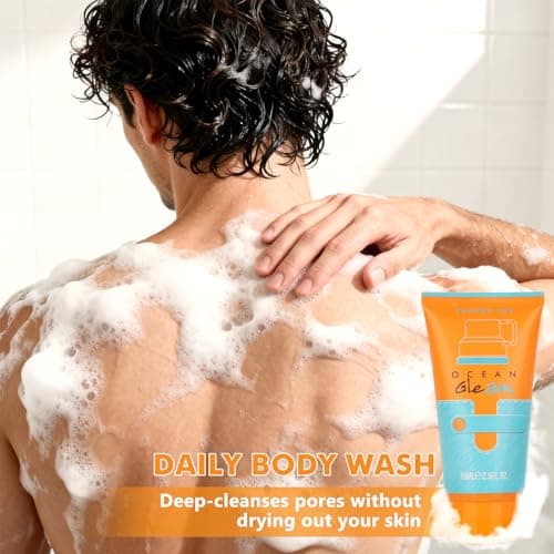 Aftershave Men Gifts– Large Capacity Shower Gel & Cologne Set for Him, Mens Gift Sets with Body Wash 75ml and Perfume 100ml – Mens Grooming Set,Presents for Dad, Husband, Boyfriend,Son — view 3
