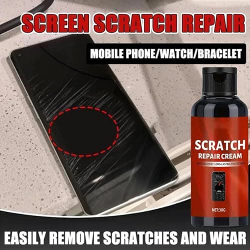 Phone Screen Scratch Repair Kit, 8x2.8cm Lens Scratch Remover Lens Graze Remover for Cellphone Watch Sunglasses Laptop Touchscreen Electronics Maintenance — view 3