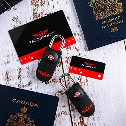 Keyless TSA Approved Luggage Lock with Lifetime Card Keys & No Combo to Forget (2 Pack) — view 5