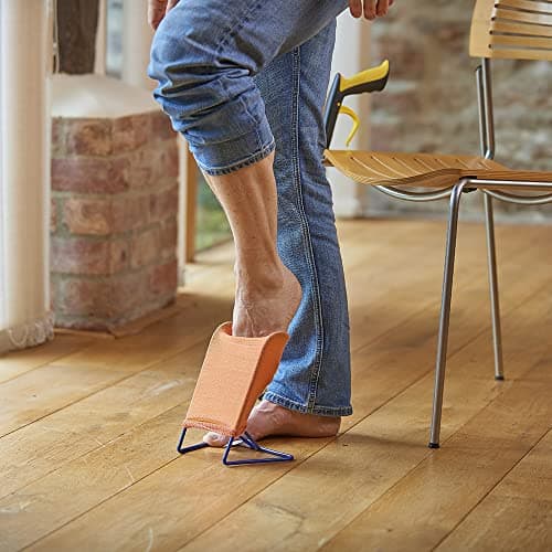 Helping Hand Company Ezy-on Small Compression Stocking Aid and Sock Applicator. Dressing Aids for Putting on Compression Support Socks for Women and Men — view 6