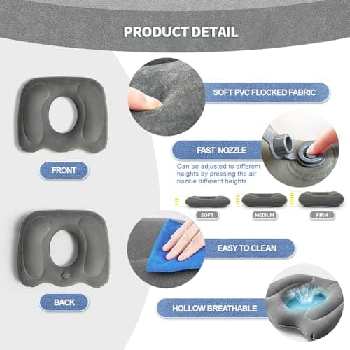 Hantaiwan Doughnut cushion,inflatable donut pillow,coccyx cushion, — view 6