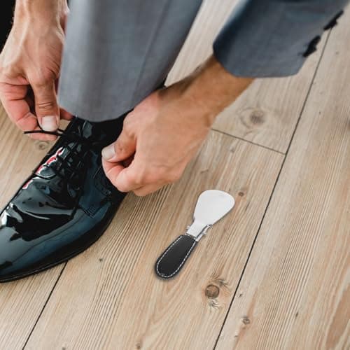 DIYEAH Stainless Steel Foldable Long Shoe Horn Travel Shoe Helper — view 6