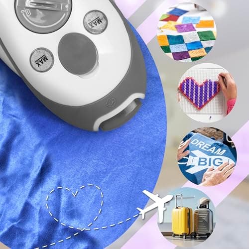 Duronic SI2 WE Mini Travel Steam Iron, 375W, Portable Steamer Iron, White — view 6