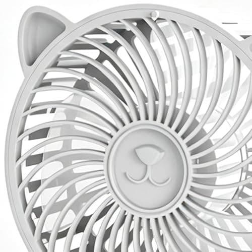 Water Misting Fan with Light Foldable Rechargeable 2400mAh Battery — view 6