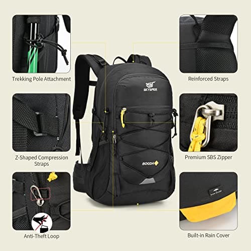 SKYSPER Rucksack 35L Hiking Backpack, Lightweight Travel Backpack Camping Trekking Backpack for Men Women — view 3