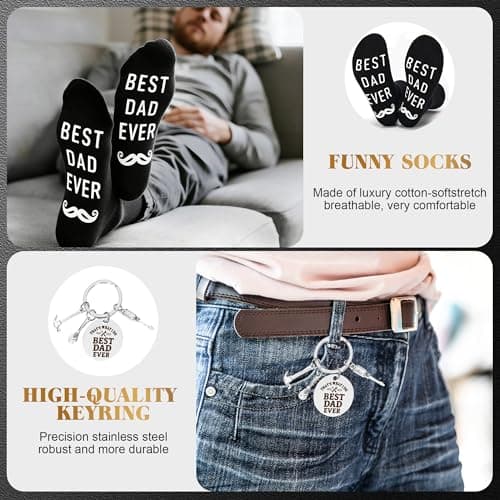 Rilcn Dad Birthday Gifts from Daughter Son, Funny Gift Set for Christmas — view 5