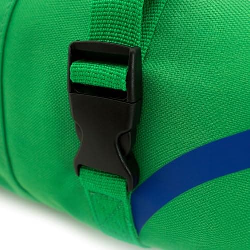 BRUBAKER Padded Ski Bag Skibag 'Carver Champion' for one Pair of Ski and Poles 170 cm Green/Blue — view 4