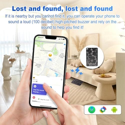 Slim Wallet Tracker Card Compatible with Apple Find My & Google Find Hub, Rechargeable Bluetooth Item Finder, Ultra Slim Smart Tracker for Wallet, Passport, Luggage, Keys, Purse and Bags — view 3
