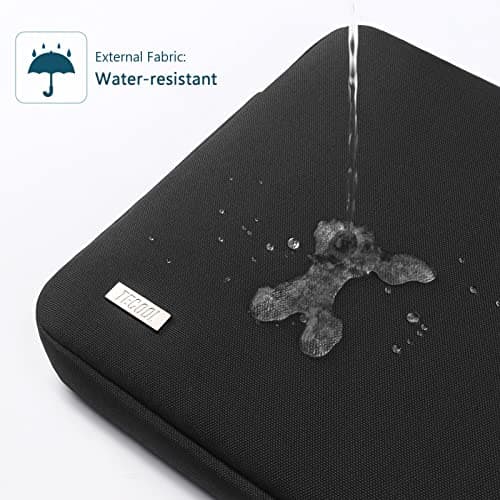 TECOOL Protective 13.3 Inch Laptop Case Macbook Neo Air Sleeve,Black — view 3