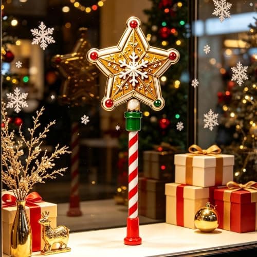 Snowman Card Holder Wand, Tap To Pay Payment Prop For Winter Holiday Cospla — view 3