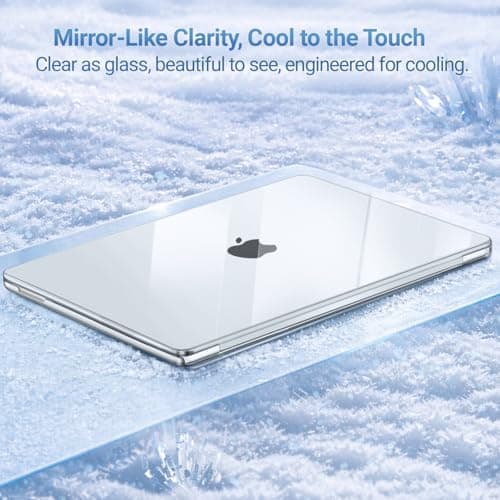 MOSISO Compatible with MacBook Neo Case 13 inch 2026, Crystal Clear — view 3