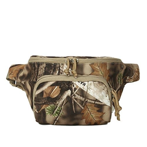 Auscamotek Hunting Camo Fanny Pack for Men Camouflage Waist Bag for Hunters Waterproof