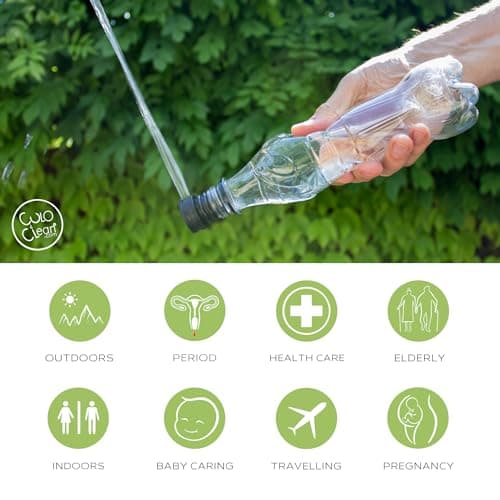 CuloClean 2pcs Portable Bidet for Toilet, Travel or Camping. Compatible with Every Bottle. Discreet, Ecological, Mini, Elderly, Sprayer, Bio, Personal, Handheld — view 2
