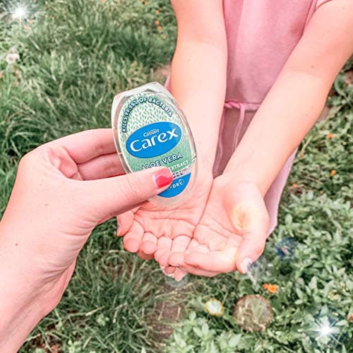 Carex Aloe Vera Antibacterial Hand Sanitiser Gel, Anti Viral Action, 70 Percent Alcohol, Cleans, Cares and Protects, Bulk Buy, Pack of 12 x 50 ml — view 6