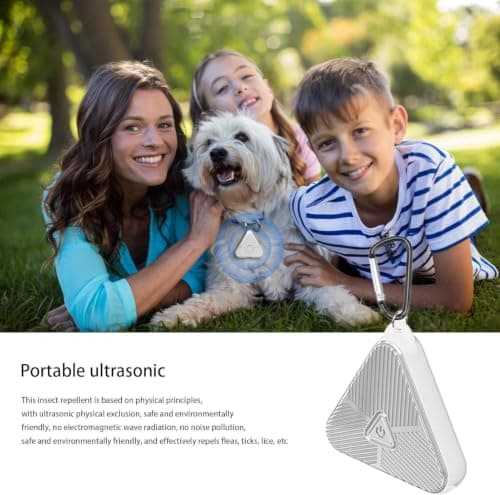 Portable Ultrasonic Tick Repeller, Charging Hanging Pet Insect Deterrent — view 2