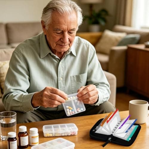 Pill Pouches for Travel Waterproof Tablets Organizer Case — view 2