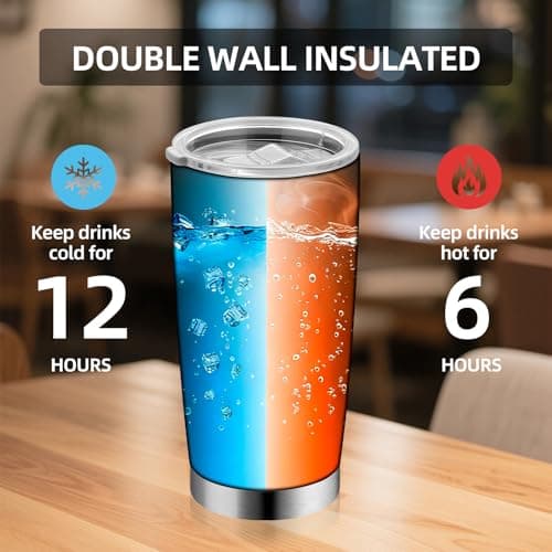 Gamer Gifts for Men & Boys - Gaming Cup for Teenage Boy, Teen Video Game Accessories, 20oz Insulated Stainless Steel Tumbler Coffee Mug for Dad Husband Boyfriend - Birthday Valentines Easter Christmas — view 3