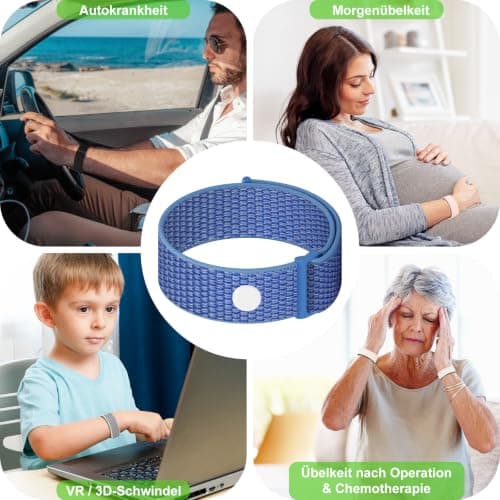 Hexasider 2 Pairs Nylon Acupressure Bracelet for Adults and Children — view 6