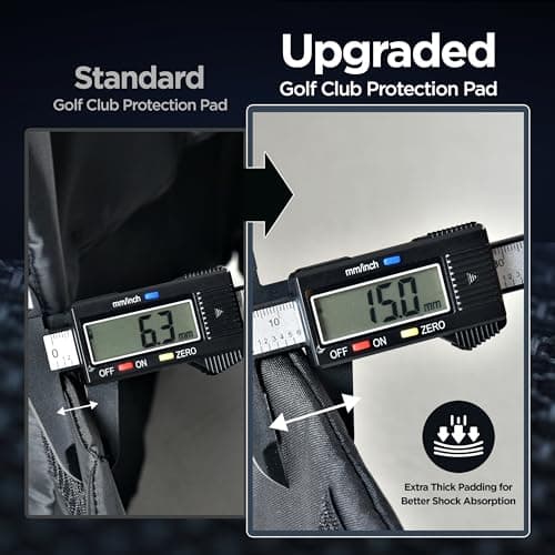 Regency Golf Club Protect Cover for Travel – Ultra-Light (163g), (15mm Thick) Pad, (3-Second Install), Stronger Than Head Covers & Air Bags, Ideal for Flight — view 4