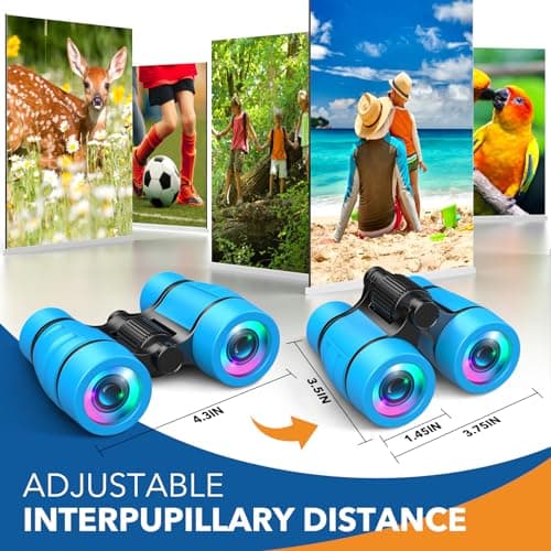 Binoculars Kids 3-9 Year Old Boy, Gifts Kids Toys for Boys Toys Age 3-9 Travel Games — view 3