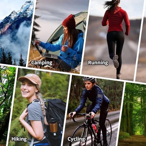 Lancry Lightweight Waterproof Jacket Women, Packable Raincoat Rain Jacket Hooded for Outdoor Hiking, Running, Cycling (S, Black) — view 6