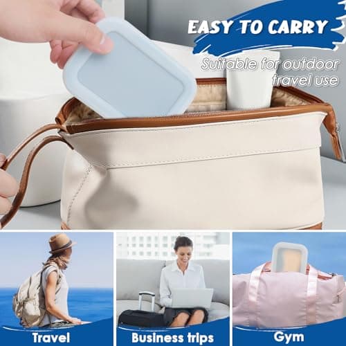 bellmeanin Travel Soap Dish with Lid – 100% Leak-Proof, Silicone — view 6