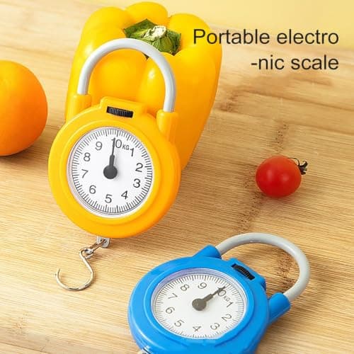 Portable Hanging Spring Scale 10kg Mechanical Luggage Travel Kitchen Scale — view 2