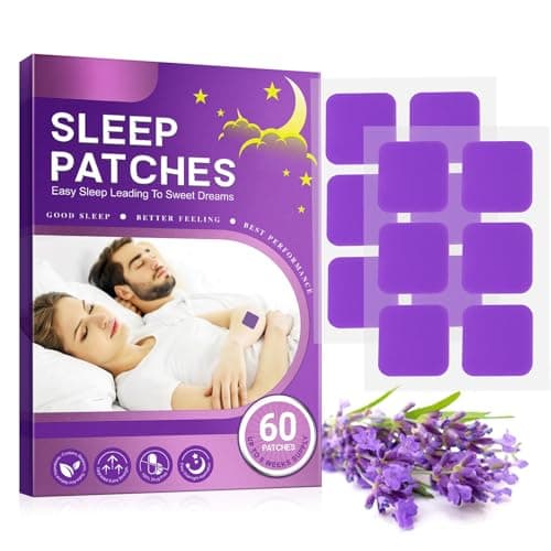 Sleep Patches, Sleep Support Patches Extra Strength, 60 Count Skin Friendly Self Adhesive Natural Patche for Deep Rest, Lasts All Night for Men & Women