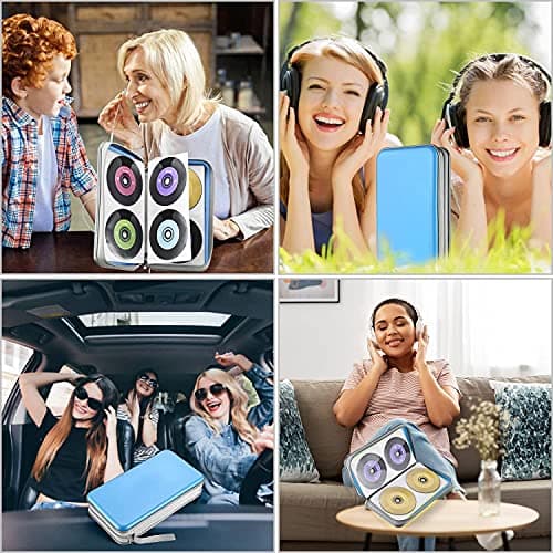 DVSICK 96 Capacity CD Case, CD/DVD Case Hold Plastic,for Car, Home ＆ Travel — view 6