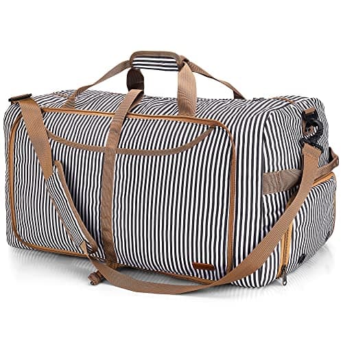 VS VOGSHOW 80L Travel Duffle Bag with Shoe Compartment