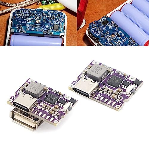 yanwuwa Type-C/USB 5V 3.1A Mobile Power Bank Charging Modules Lithium Battery Charger Board Printed Circuit Board Protections Mini Type-c Charging Motherboards — view 2